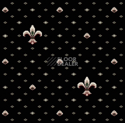 Ковролин ECO Виктория 01 (лилия) Black фото 1 | FLOORDEALER